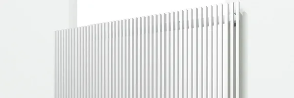 ［縦格子ルーバー］ベース／YKK-AP（ピュアシルバー）