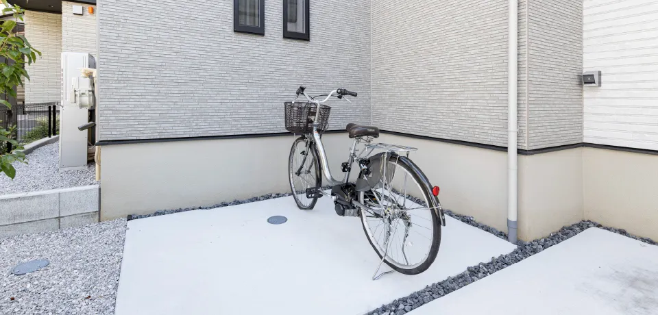 自転車4台分の駐輪スペース