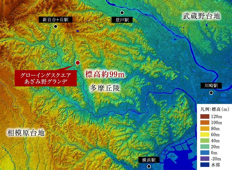 ※出典：国土交通省国土地理院HP「デジタル標高地形図」より