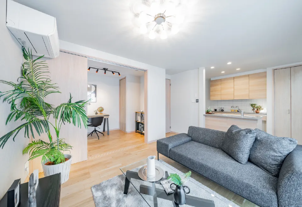 リビングに隣接DEN／洋室