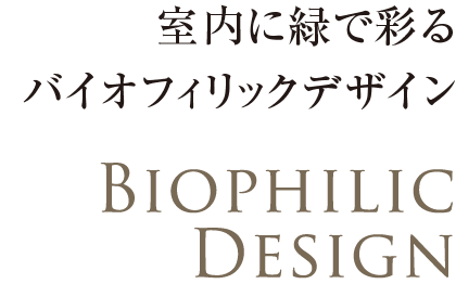 BIOPHILIC DESIGN