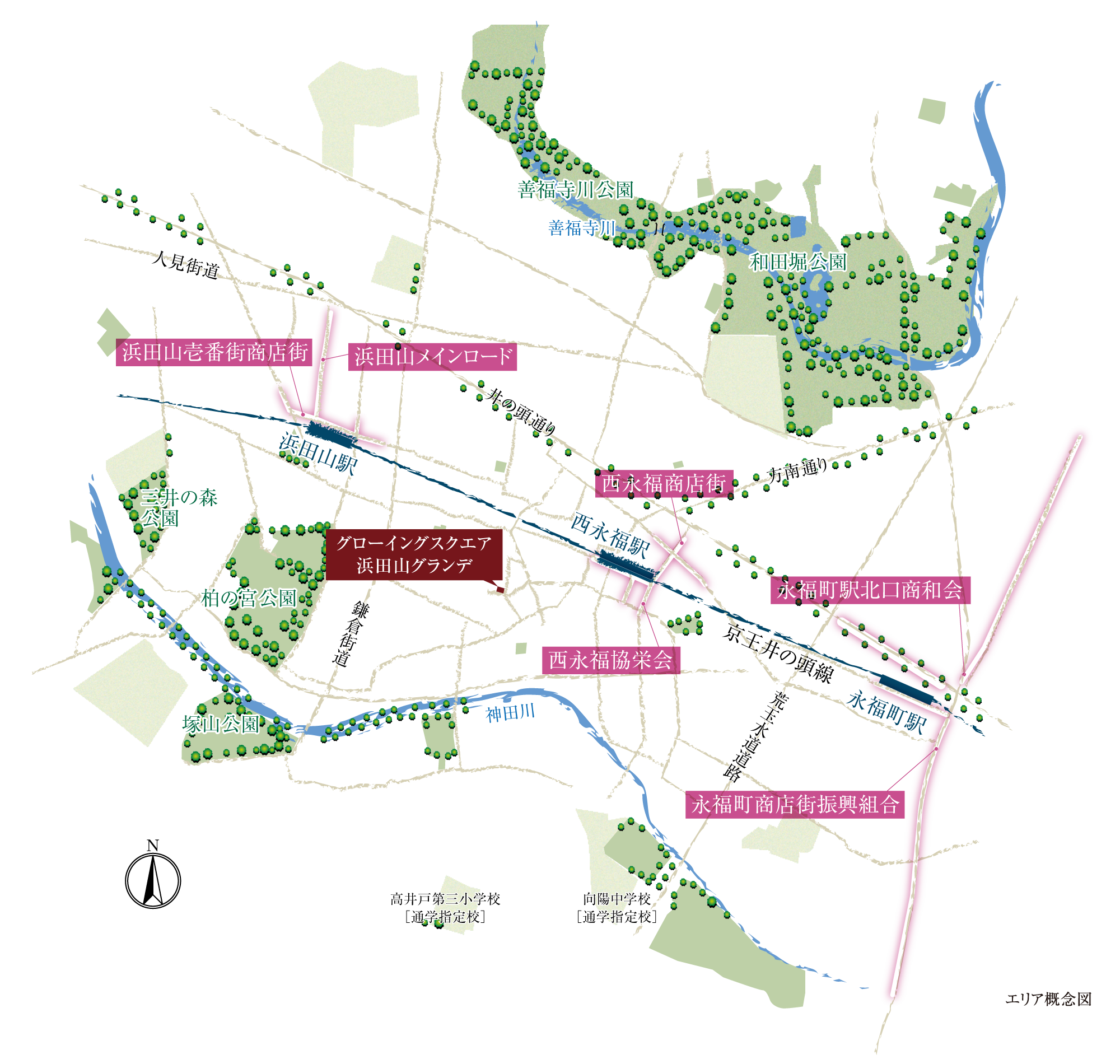 エリア概念図
