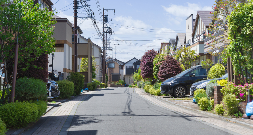 近隣の街並み