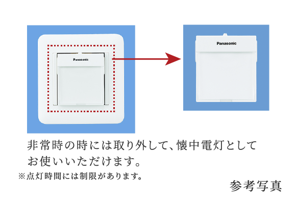 着脱式フットライト（明るさセンサー付きホーム保安灯）