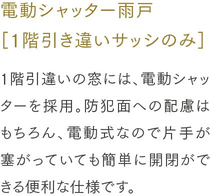 電動シャッター雨戸