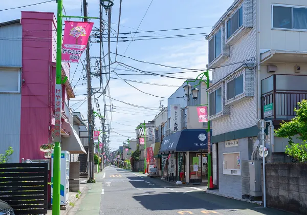 けやき通り商店会（徒歩7〜8分・約540m〜約584m）