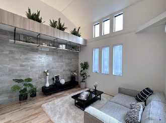 植栽を飾り潤いのある暮らしを愉しむプランタースペース