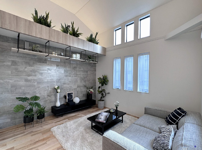 植栽を飾り潤いのある暮らしを愉しむプランタースペース