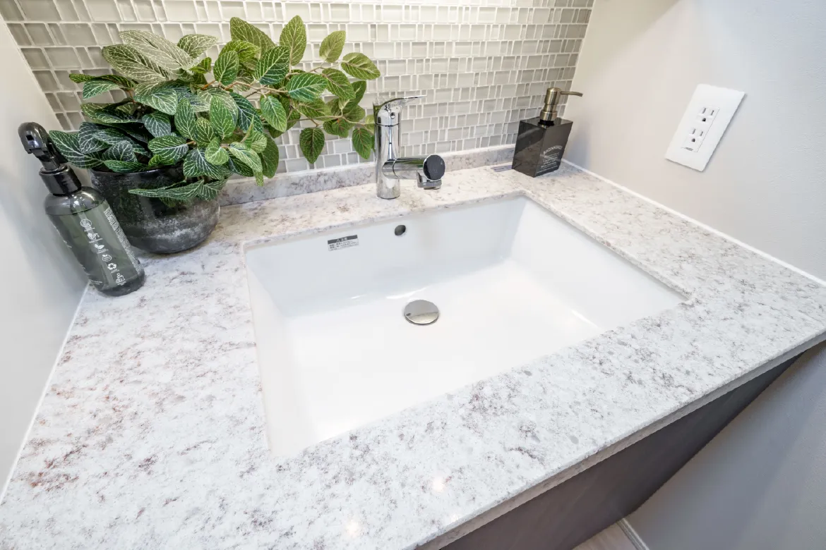 洗面室カウンター