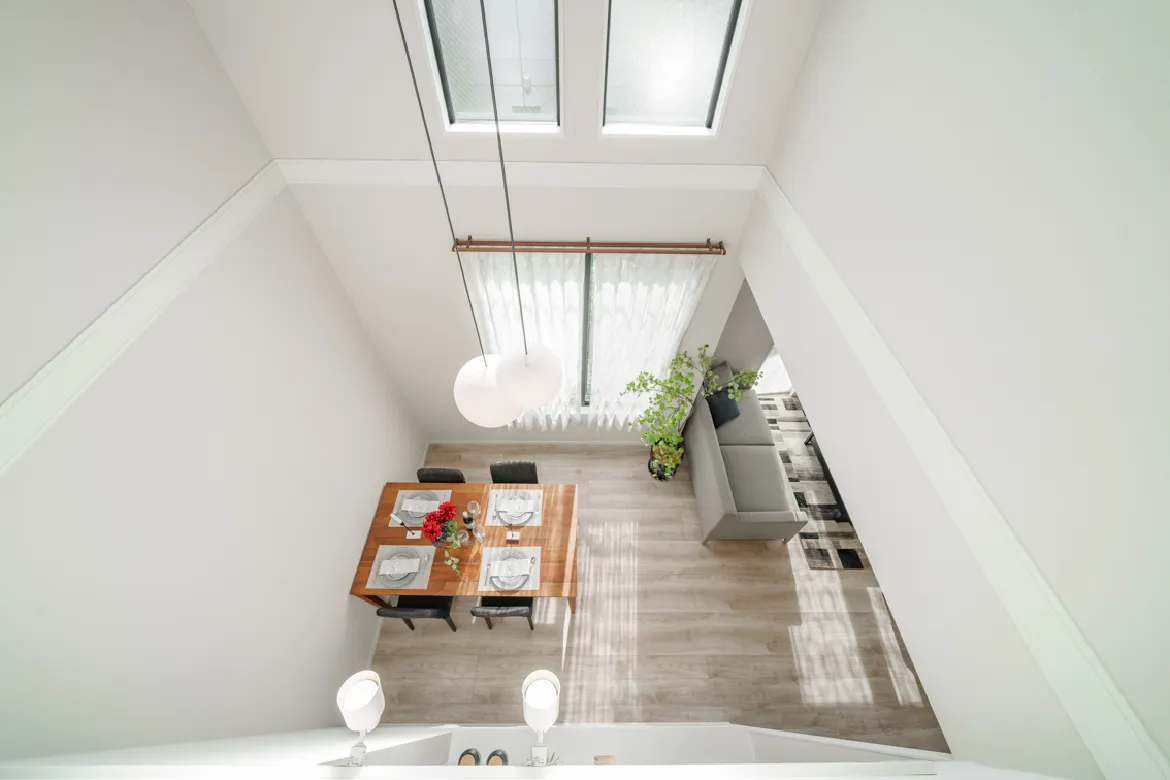 吹抜けリビング