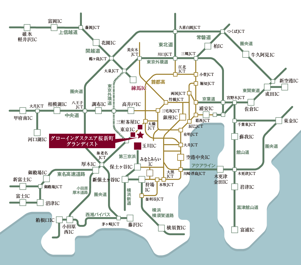高速道路概念図