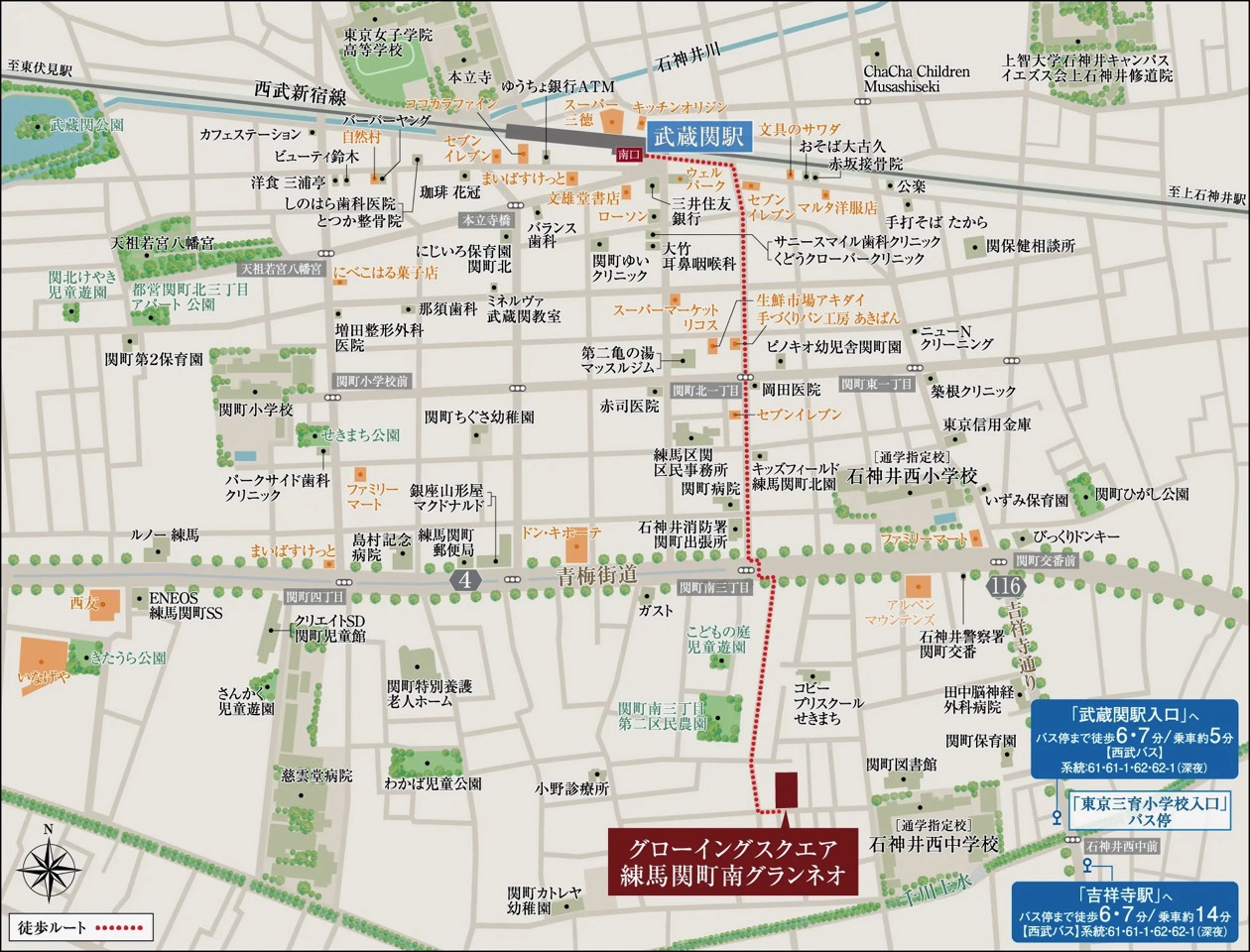 武蔵関マップ