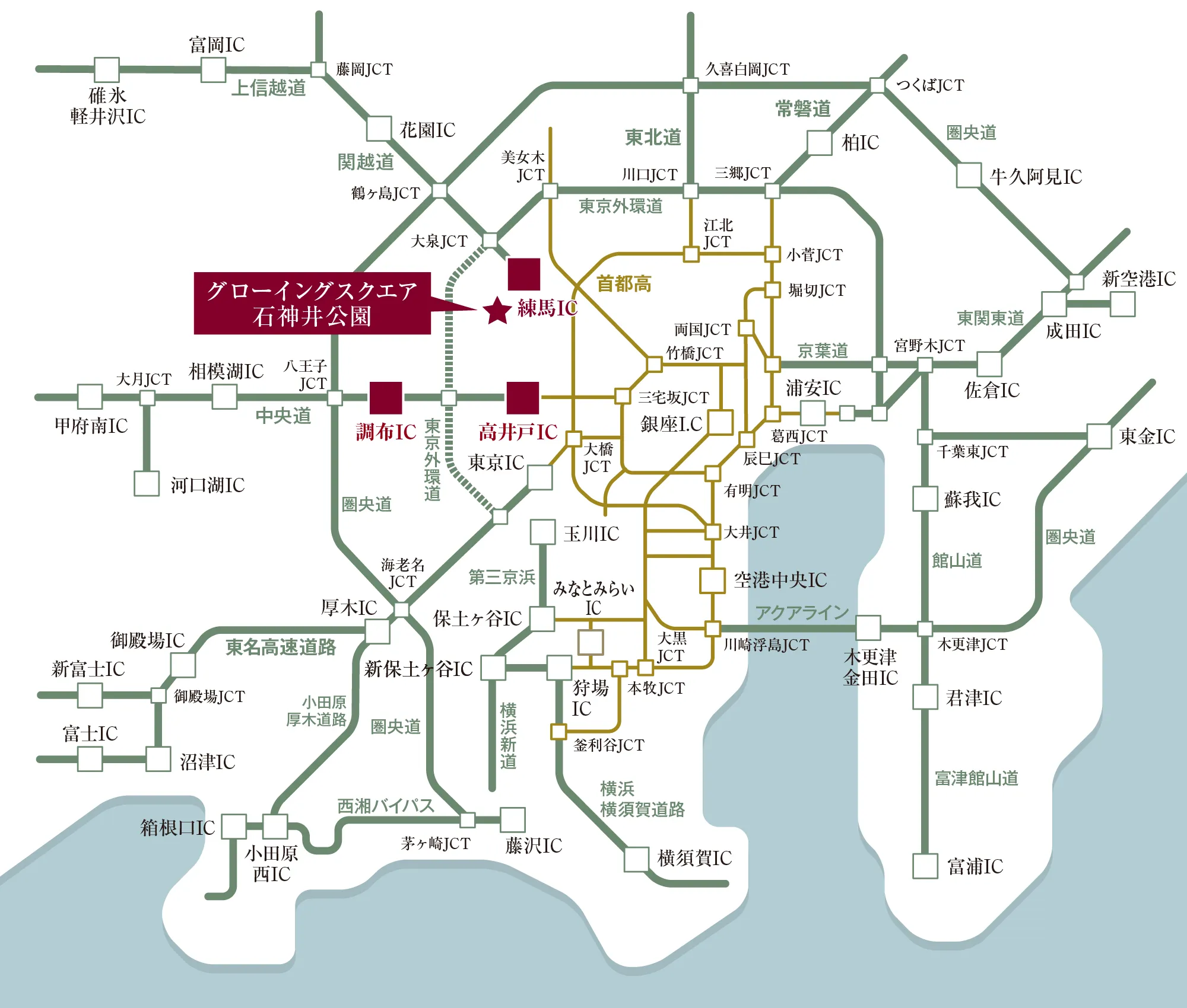 高速道路概念図