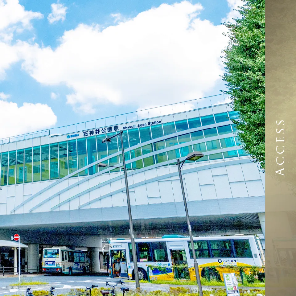 西武池袋線「石神井公園」駅（徒歩11分・約854m〜876m）