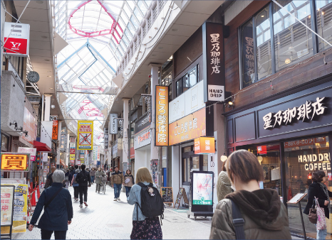 阿佐谷商店街振興組合（パールセンター）（徒歩7分・約520m〜約541m）