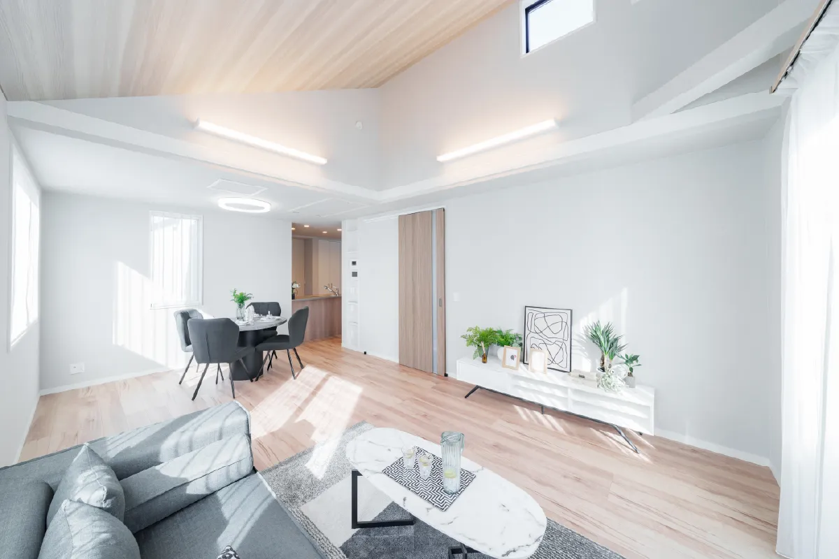 2階吹抜けリビング・ダイニング・キッチン