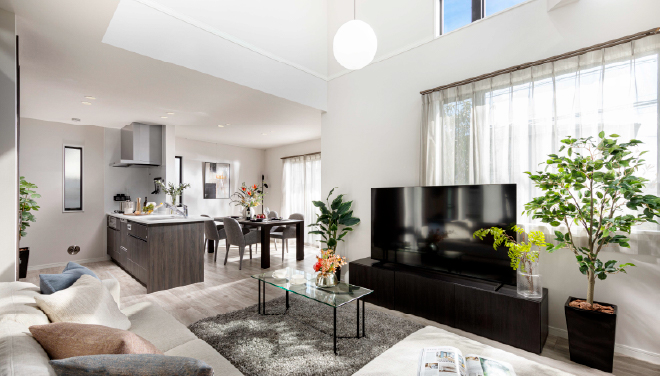 2階吹抜けリビング