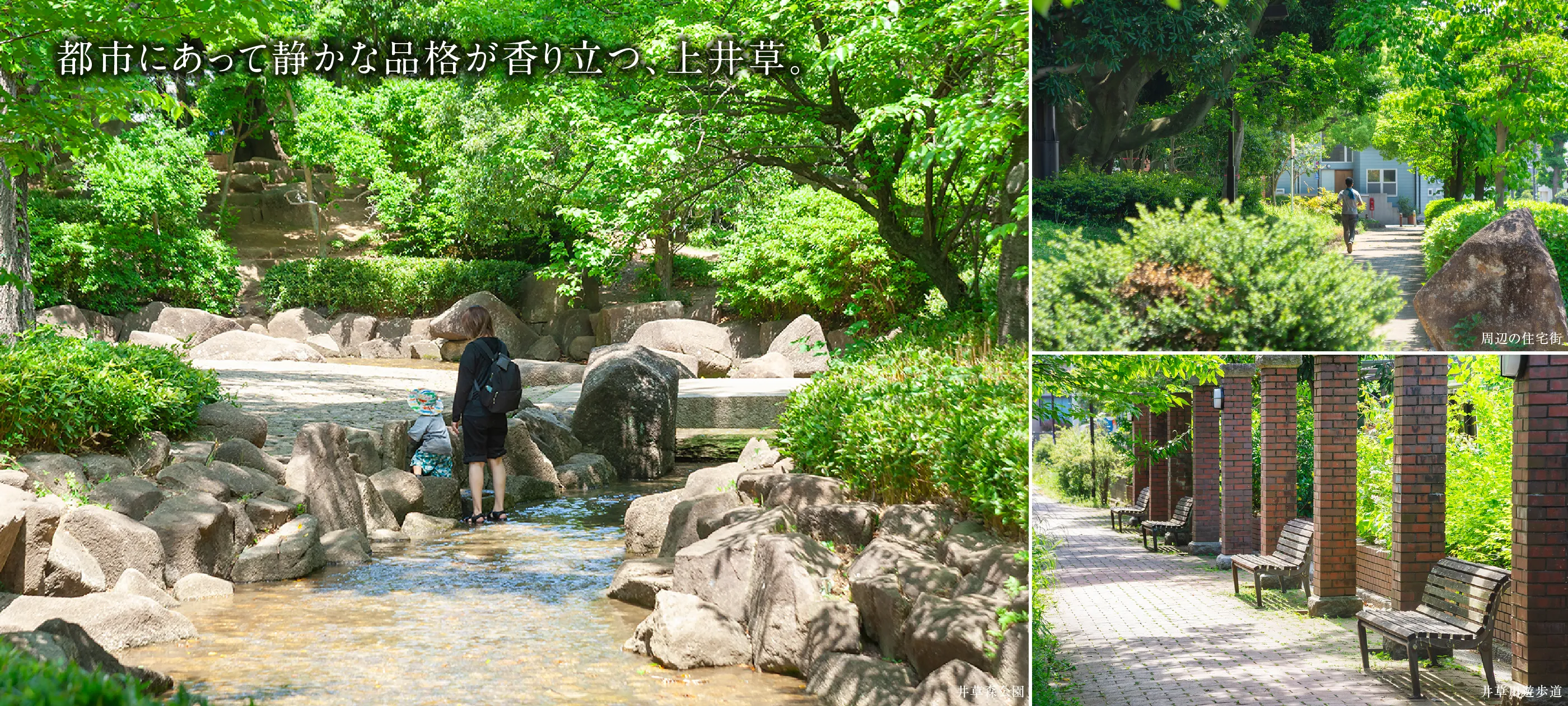 都市にあって静かな品格が香り立つ、上井草。