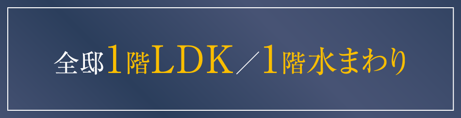 全邸1階LDK／1階水まわり